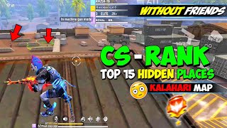 Kalahari Map Top 15 Hidden Places For Clash Squad Rank Push  Cs Rank Hidden Places In Kalahari Map [upl. by Izy250]