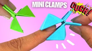 Origami Paper Pincers  Paper craft  moving paper toys  How to make paper pliers [upl. by Leay119]