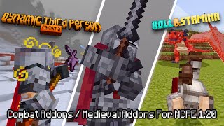 Best Medieval Combat  Medieval Survival Addons For MCPE 120 [upl. by Leno]