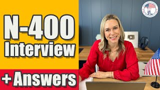 US Citizenship Interview  N400 Naturalization Interview Simulated Interview Questions amp Answers [upl. by Aruasi]