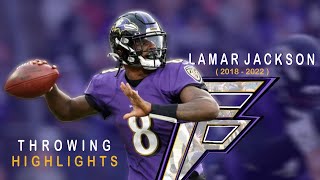 LAMAR JACKSON Throwing Highlights  20182023 [upl. by Acirej783]