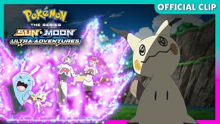 Mimikyu’s ZMove  Pokémon the Series Sun amp Moon—Ultra Adventures  Official Clip [upl. by Drews]