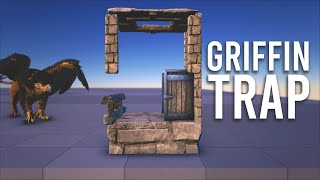 How to Build a Cheap Griffin Taming Trap  Ark [upl. by Aicemed]