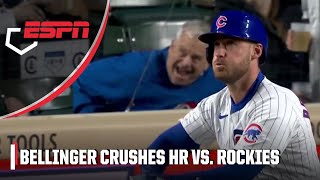 Cody Bellinger homers off the scoreboard in Cubs’ big win vs Rockies  ESPN MLB [upl. by Lobel804]