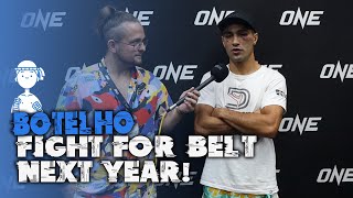 Rui Botelho wants more respect title fight in 2025  ONE Fight Night 2025 [upl. by Ailehpo]