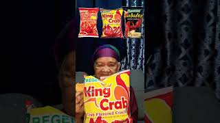 Great Grandmother👵Eating Food Emoji Challenge🦀🦞emojichallange food makan mukbang crabs shorts [upl. by Nediarb]