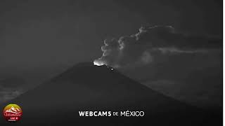 Popocatepetl Fiery Through the Night 141024 [upl. by Merp]