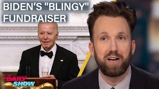 Jordan Klepper Tackles Biden’s Blingy Fundraiser amp Sam BankmanFrieds Prison Time  The Daily Show [upl. by Leiad]