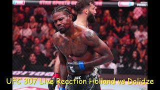 UFC 307 Live Reaction Holland vs Dolidze [upl. by Amal466]