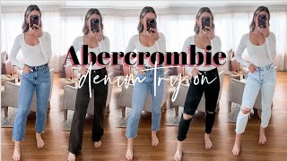 Abercrombie Denim Try On  5 Styles  Review [upl. by Philcox]