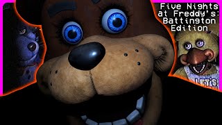 FNAF Battington Edition  If FNAF Was REALISTIC Full Demo [upl. by Airoled]