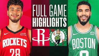 ROCKETS at CELTICS  FULL GAME HIGHLIGHTS  January 13 2024 [upl. by Htehpaj]