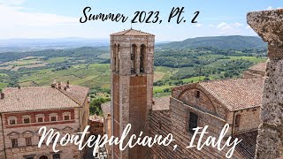 Montepulciano Italy  Summer 2023 pt 2 De Ricci Winery and Palazzo Views [upl. by Hoffman]