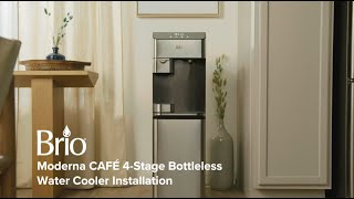 Brio Moderna 4Stage Reverse Osmosis Coffee Maker amp Bottleless Water Cooler I ModelCLPOU730UVRO4C F [upl. by Walther671]