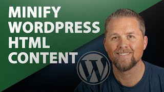 Minify WordPress HTML Content  WordPress Development and optimization [upl. by Jarl]