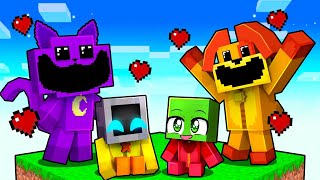 Having a SMILING CRITTERS FAMILY in Minecraft [upl. by Padraic]