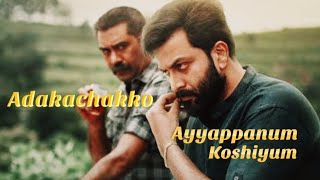 Adachakko Bgm ðŸ”¥ Adakachakko Bgm  Ayyappanum Koshiyum Bgm Fight Bgm [upl. by Shell]