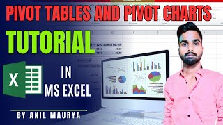 Introduction to Pivot Tables Charts and Dashboards in Excel  Pivot Table Example Video Tutorials [upl. by Calvano]