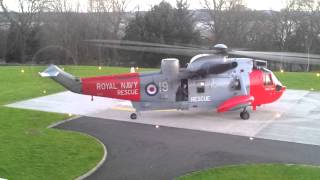 Royal Navy Sea King Helicopter HD [upl. by Airad]