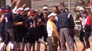 Div1 Varsity Highlight Jr Year Great Oak Wolfpack High School Fastpitch Softball CA Emily Burrow [upl. by Kerry749]