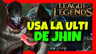 Cómo USAR la ULTI de JHIN en League of Legends ✅ Tutorial  Cómo USAR la Definitiva de JHIN en LOL [upl. by Nesiaj]