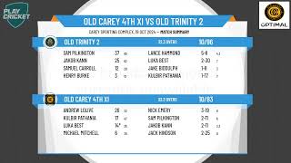 Old Carey 4th XI v Old Trinity 2 [upl. by Rafaello940]