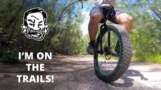 First Time on the MTB Trails  Learning to Unicycle EP6 [upl. by Osterhus]