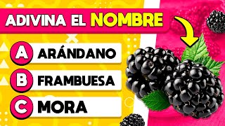 🍎🍉 Adivina el Nombre de la Fruta o Verdura 🤔🧠🧐  ¿Cuántas Frutas Reconoces  DiverTrivia ✅ [upl. by Latt]