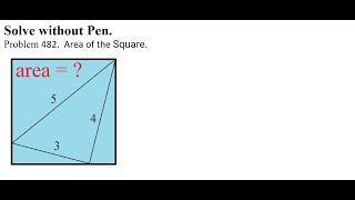 482 Area of the Square [upl. by Koenig]