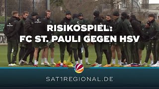 Risikospiel in Hamburg FC St Pauli trifft den HSV zum Derby [upl. by Mayne]