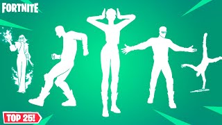 Top 25 Fortnite Emotes From Season 1 Chapter 5 [upl. by Rufus]