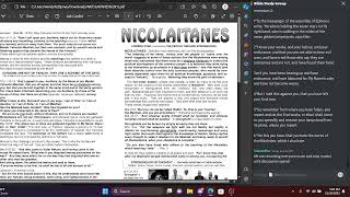 NICOLAITANS Nineveh study [upl. by Courtund860]