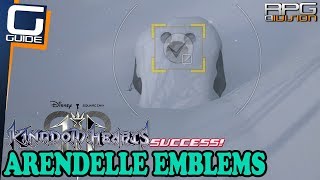 KINGDOM HEARTS 3  All Lucky Emblems in Arendelle [upl. by Ward]