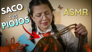 ASMR en ESPAÑOL 👯‍♀️AMIGA del C0le  TE SACA los PIOJOS🐜 Atención Personal 💆🏻‍♀️Vivalen ASMR [upl. by Haela]