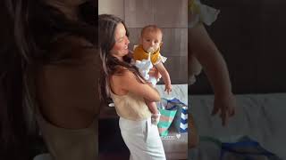 Juliette conhecendo a filha de Fe Paes Leme Fofura Juliette Bebê Fofura Shorts ShortVideos [upl. by Akeemahs]