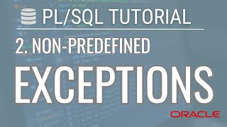 PLSQL NonPredefined Exceptions A Comprehensive Guide  Tamil  iCoding [upl. by Eynaffit]