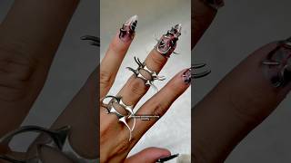 How I design nails like jewelry nailartdesigns nailartinspo ✨ [upl. by Dorran]