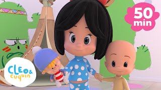 Pin Pon es un muñeco y más canciones infantiles con Cleo y Cuquin  Familia Telerin [upl. by Petty]