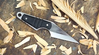 작은 깎기칼 만들기 키리다시  Knife Making  Carving Knife  Kiridashi [upl. by Sallad]