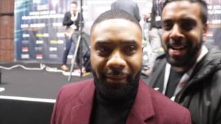 SPENCER FEARON ON CHISORA THROWING A TABLE AT DILLIAN WHYTE JOSHUA v MOLINA BURTON v BUGLIONI [upl. by Nnalorac]