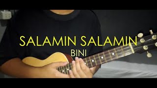 SALAMIN SALAMIN  BINI  UKULELE TUTORIAL [upl. by Davon369]