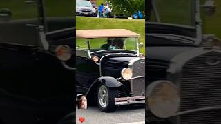 Heres a cool classic car check out this one black and brown classicvehicle shortvideos [upl. by Arratahs]