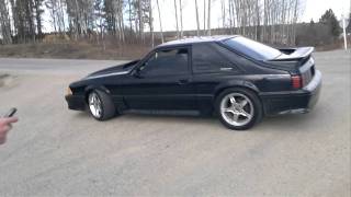 mustang burnout 87 fox body [upl. by Koser935]