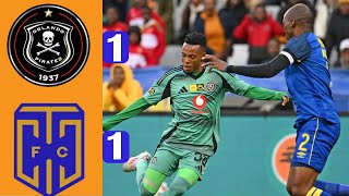 Capetown city vs Orlando Pirates MTN8 Semi final first leg Highlights [upl. by Keelin]