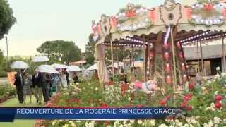 Réouverture de la Roseraie Princesse Grace de Monaco [upl. by Hak]