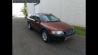 4K Review 2006 Volvo XC70 Cross Country Wagon Burgundy Virtual TestDrive amp Walkaround [upl. by Garreth238]