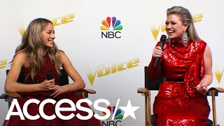 Brynn Cartelli Talks About Her Voice Journey With Coach Kelly Clarkson  Access [upl. by Nitsugua]