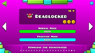 Geometry Dash – “Deadlocked” 100 Complete All Coins  GuitarHeroStyles [upl. by Kylen]