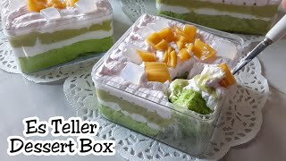 ES TELLER DESSERT BOX LUMER DIMULUT RASANYA BIKIN NAGIH [upl. by Fein235]