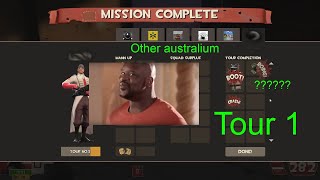 TF2 MvM 2 Cities Tour 1 Tour Australium Drop [upl. by Aenehs929]